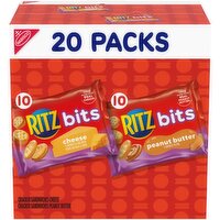 Ritz Cracker Sandwiches, Cheese/Peanut Butter, 20 Pack - 20 Each